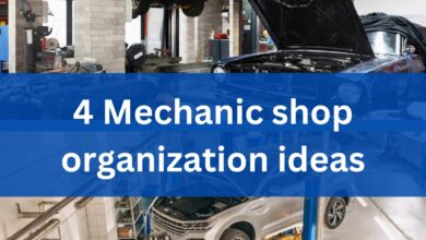 4 Mechanic shop organization ideas
