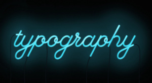 Script and Cursive Fonts for a Stylish Neon Sign