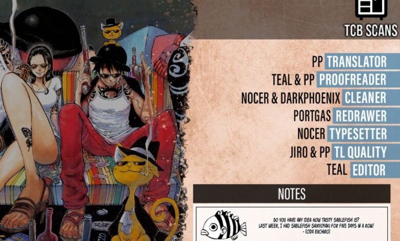 one piece 1116 tcb